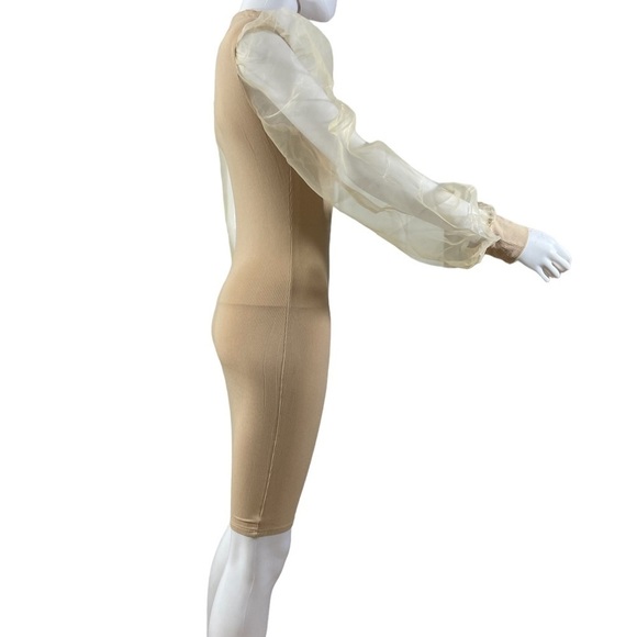 Women’s Beige Mesh Sleeve Dress
New - Picture 6 of 8